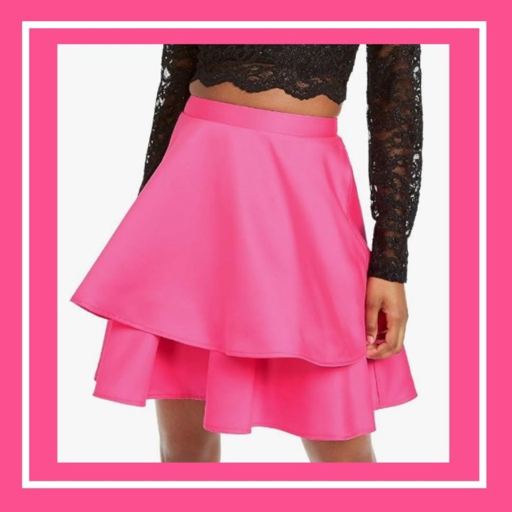 NWT City Studio Layered Pink Skirt